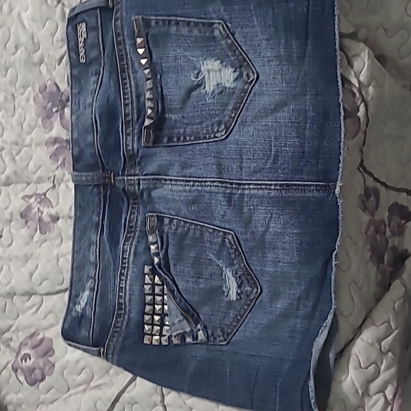 Express jean mini skirt - Picture 2 of 3